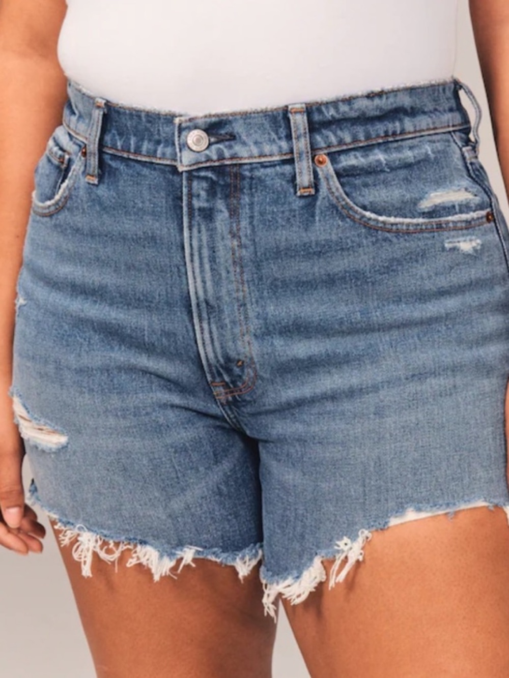 Abercrombie & Fitch High-Rise Mom Shorts Sz 26